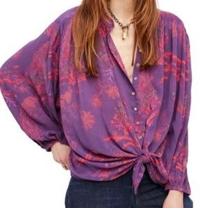Free‎ People Flowy Button Up